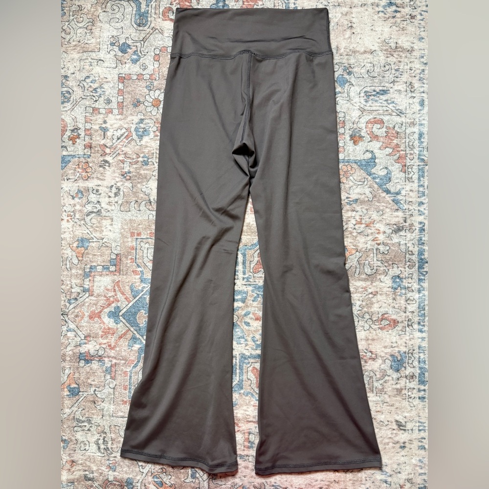 Jova Mocha Brown High Waist Flare Leggings Athletic Soft Yoga Pants Athleisure - Picture 3 of 3
